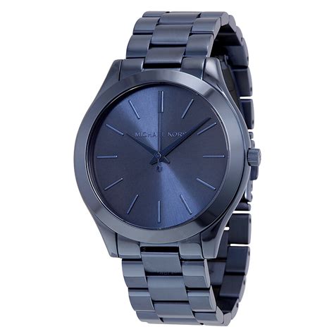 mk3419 michael kors|Michael Kors Slim Runway Blue Tone Steel Blue Dial Women's.